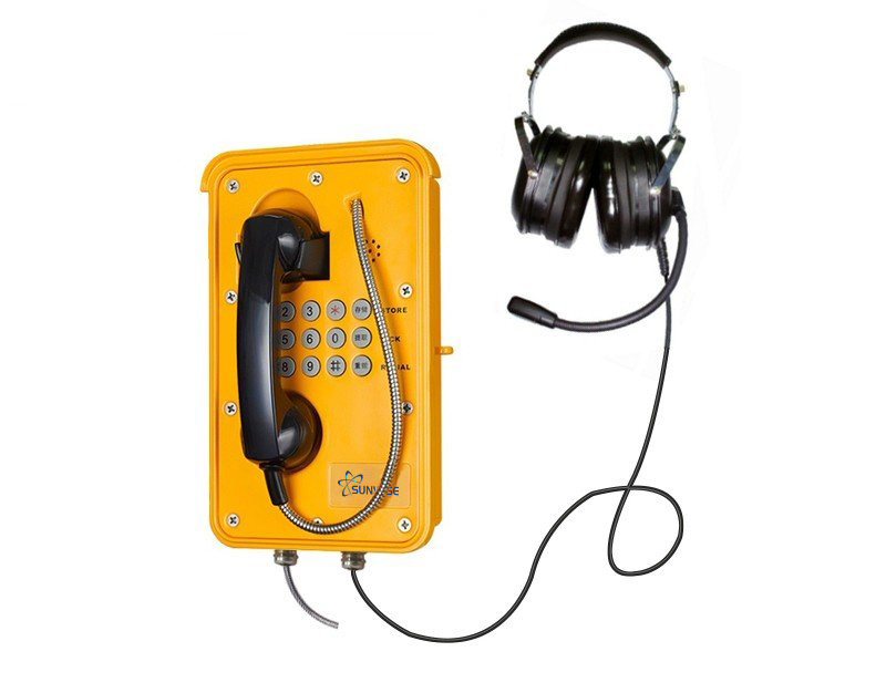 Wall mounted telephone handset