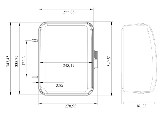 ex telephone size