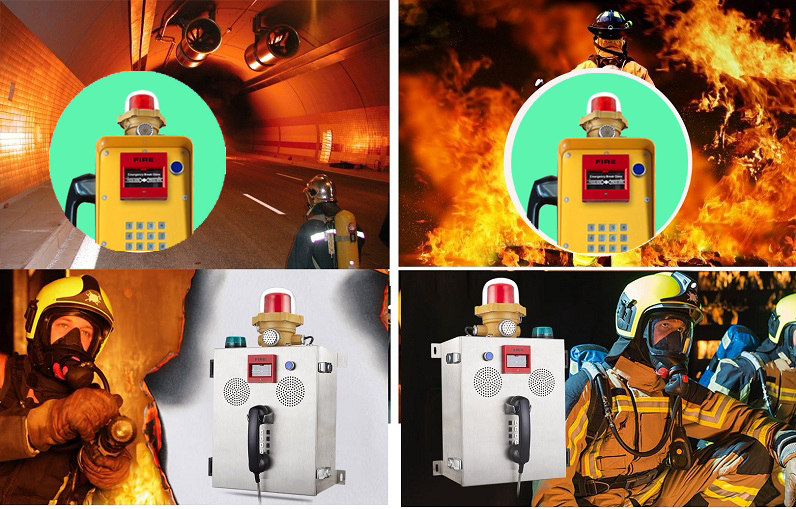 flameproof telephone application