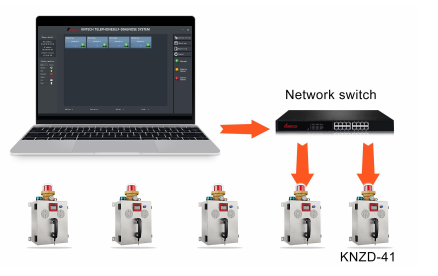 how to connect the fire alarm telephone