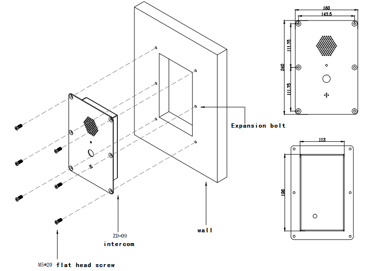 Passenger Help Point size and installation